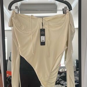 Off the shoulder bodysuit